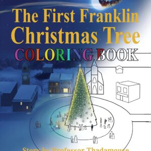 the first franklin Christmas tree coloring book