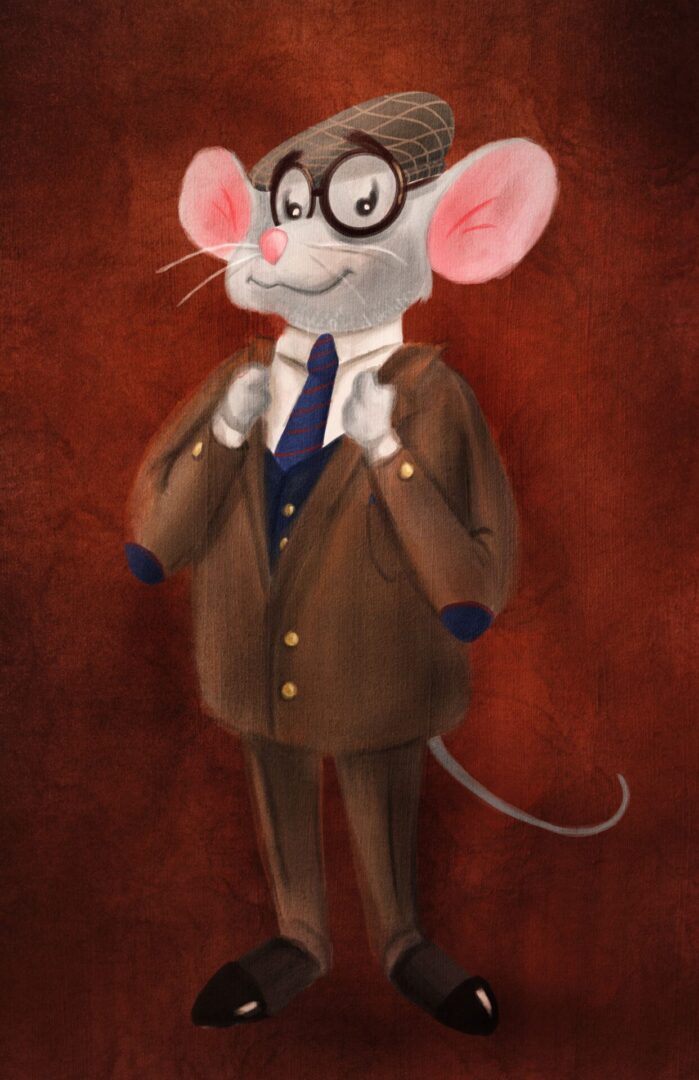 Professor Thadamouse- color background