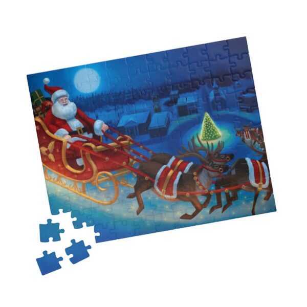 Santa's Visit Puzzle (110-piece)